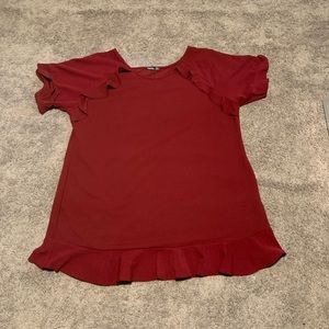 BOOHOO - ruffle shift dress – 3X